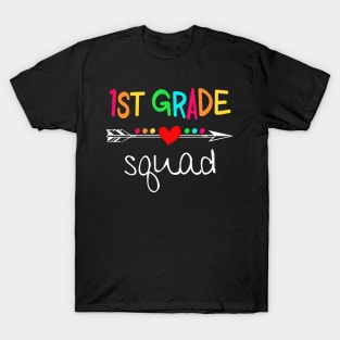 1st Grade Squad First Teacher Student Team Back To School Shirt T-Shirt